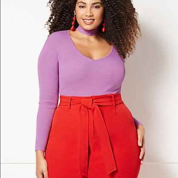 eva mendes for New York & Company Tops - 💖NWT Eva Mendez plus size one piece clip top.